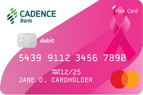 Pink Debit Card